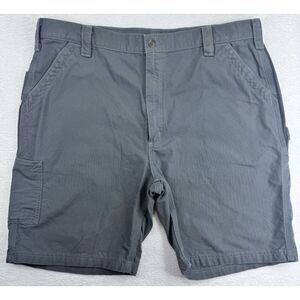 Carhartt B147 Fat Carpenter Shorts Men 10" Flat‎ Front Gray Workwear 42